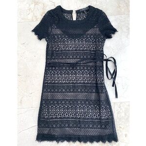 BCBGMaxAzria Black Lace Dress Size 4